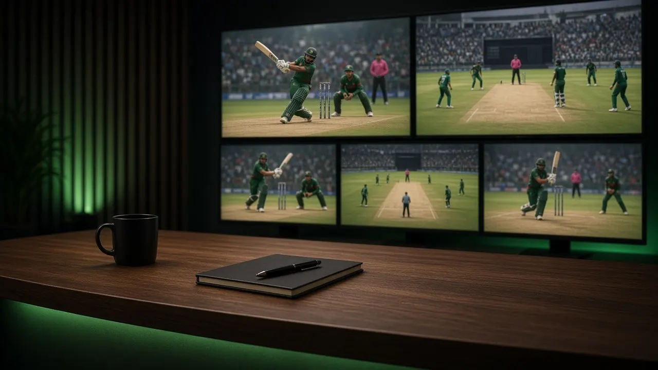 Cricket news and score desk
