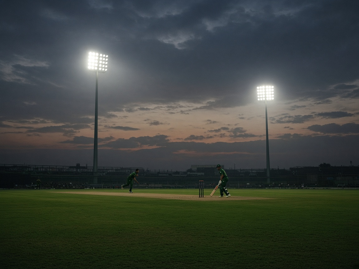 ক্রিকেট মাঠ ও স্টেডিয়াম আলো